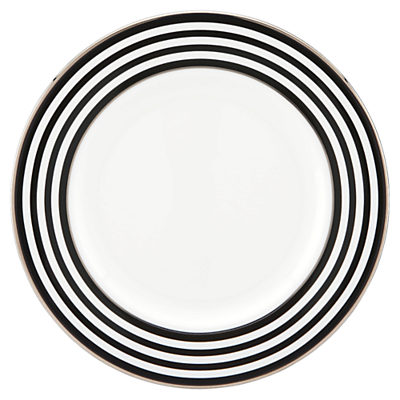 kate spade new york Parker Place Platinum Rim Bone China 20cm Salad Plate kate spade new york Parker Place Platinum Rim Bone China 20cm Salad Plate